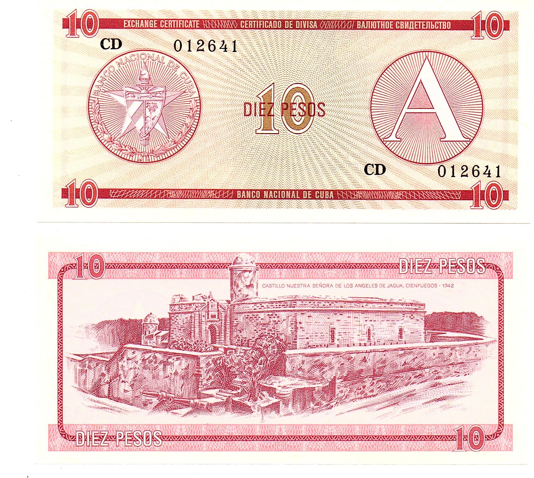 Cuba #FX4 10 Pesos