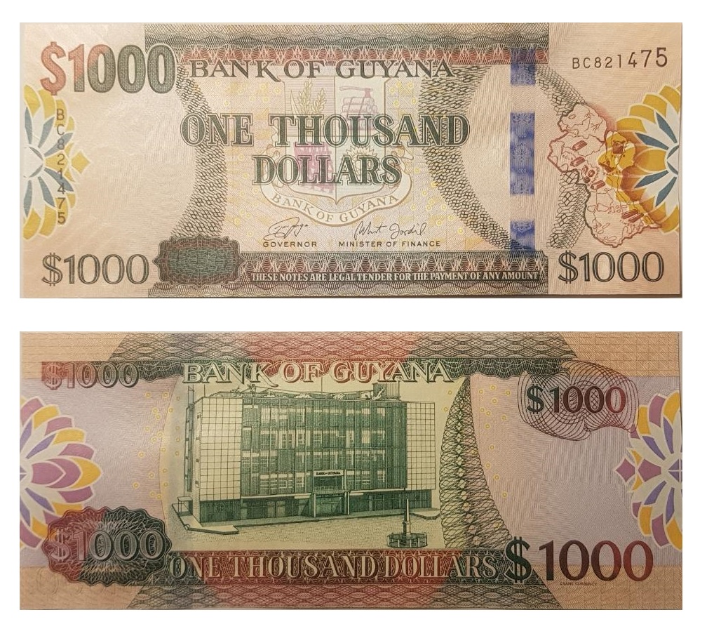 Guyana #38   1000 Dollar