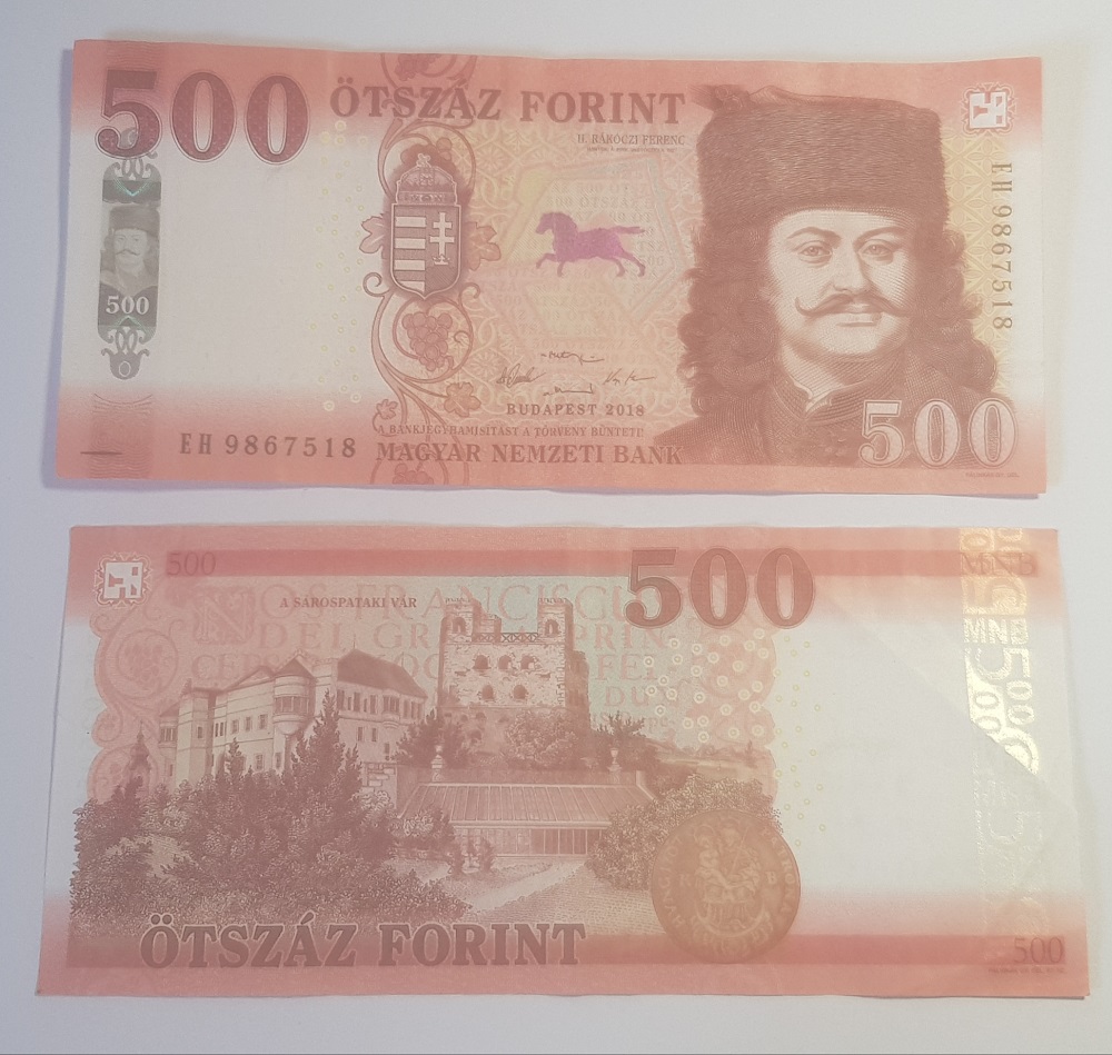 Hungary #202/VF 500 Forint