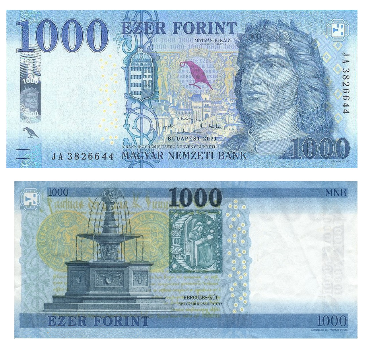 Hungary #203e 1.000 Forint