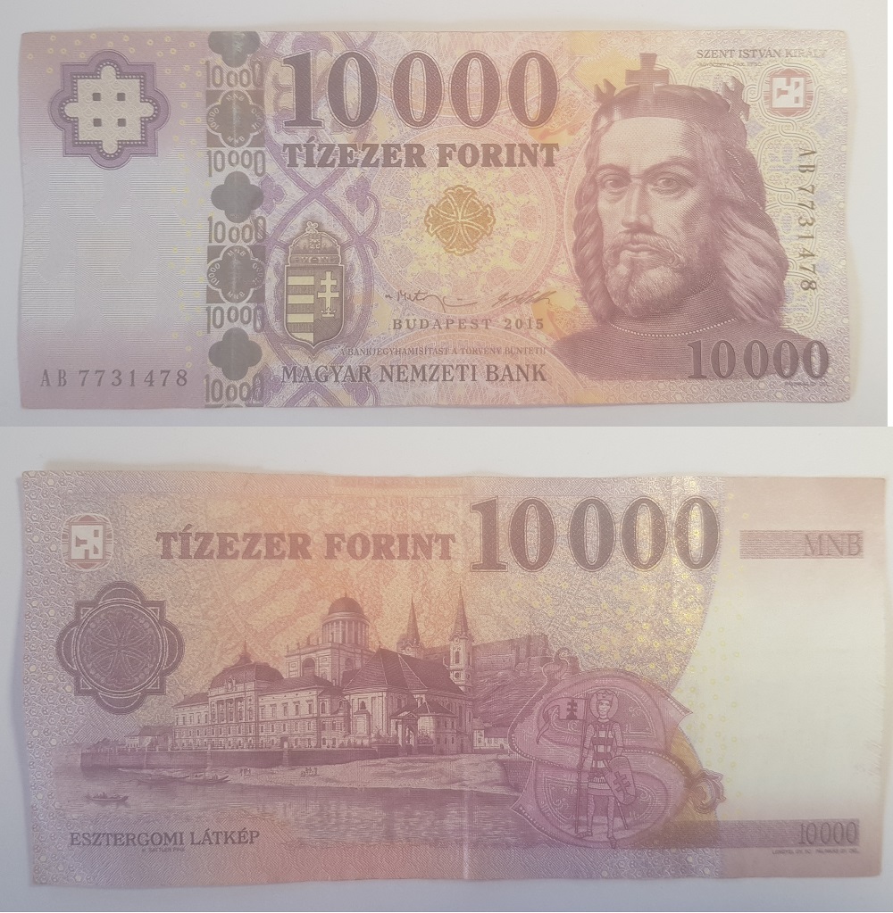 Hungary #206b/VF 10.000 Forint