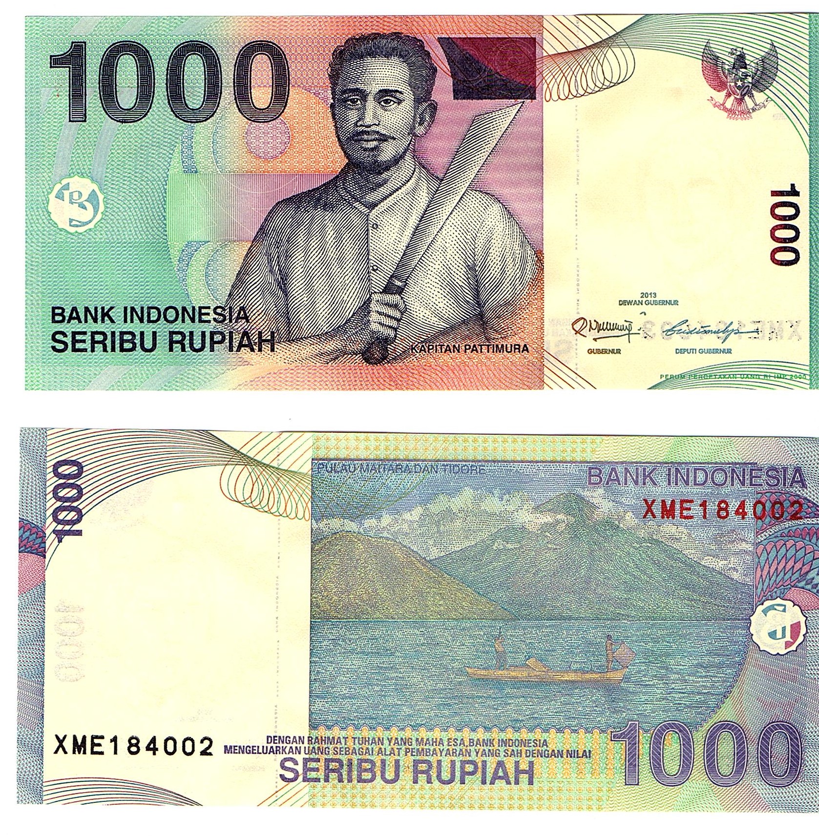 Indonesia #141m 1000 Rupiah