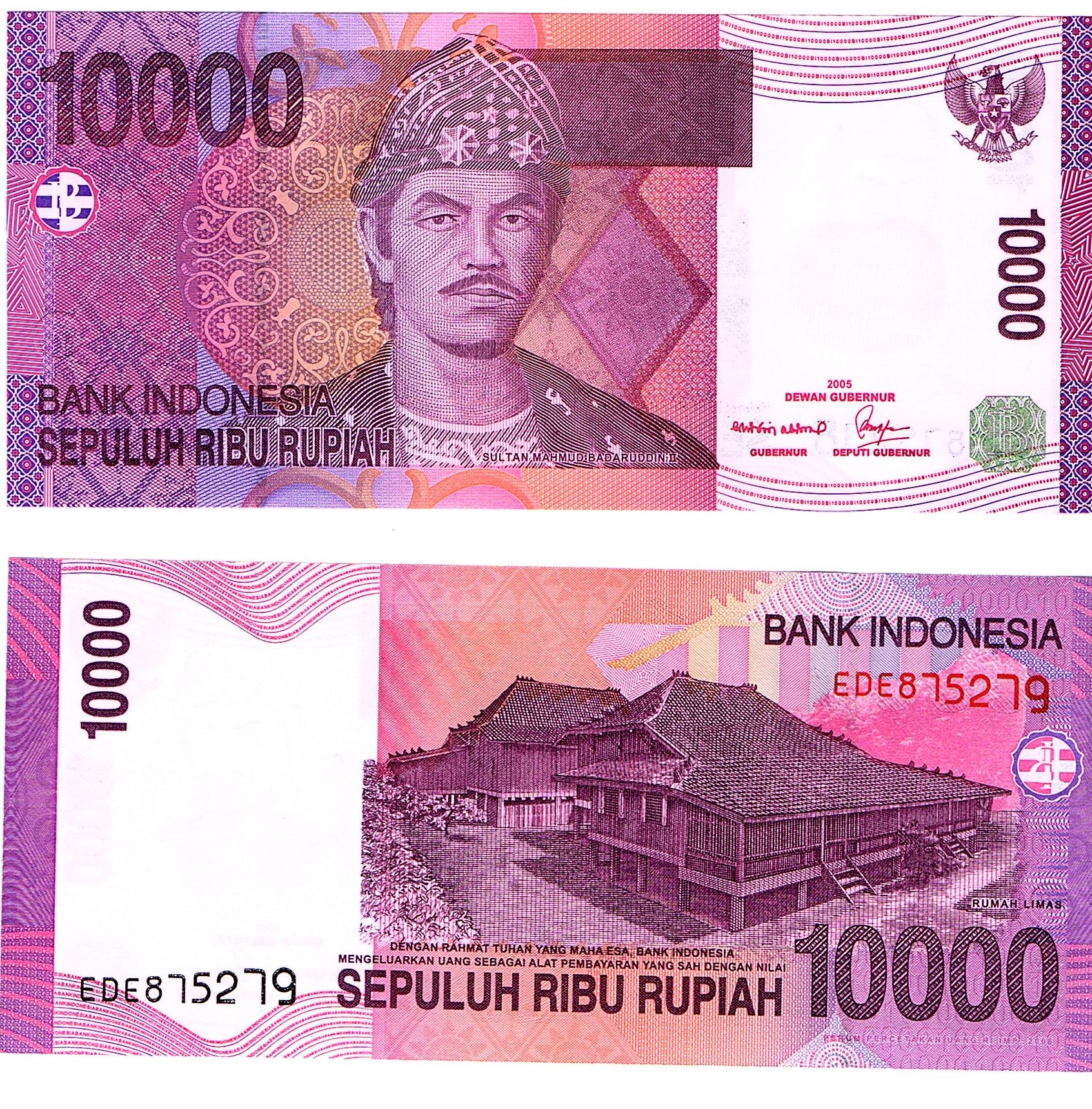 Indonesia #143d 10000 Rupiah