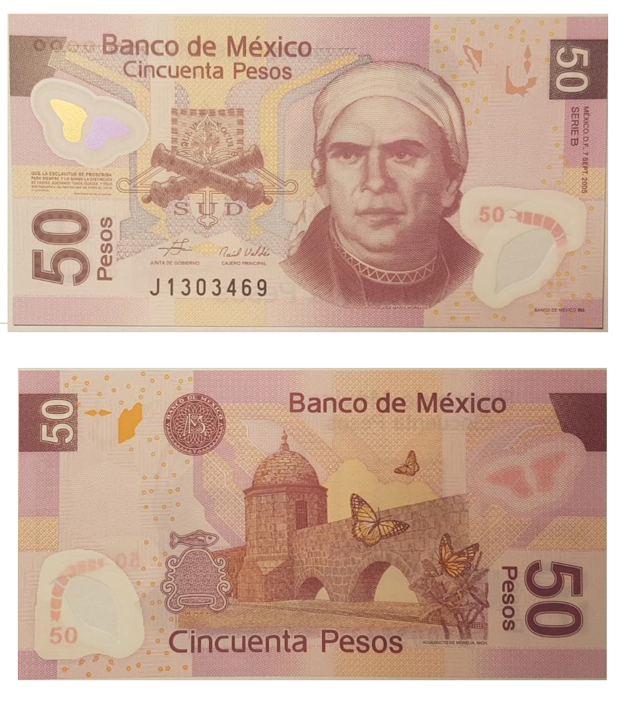 Mexico #123b 50 Pesos