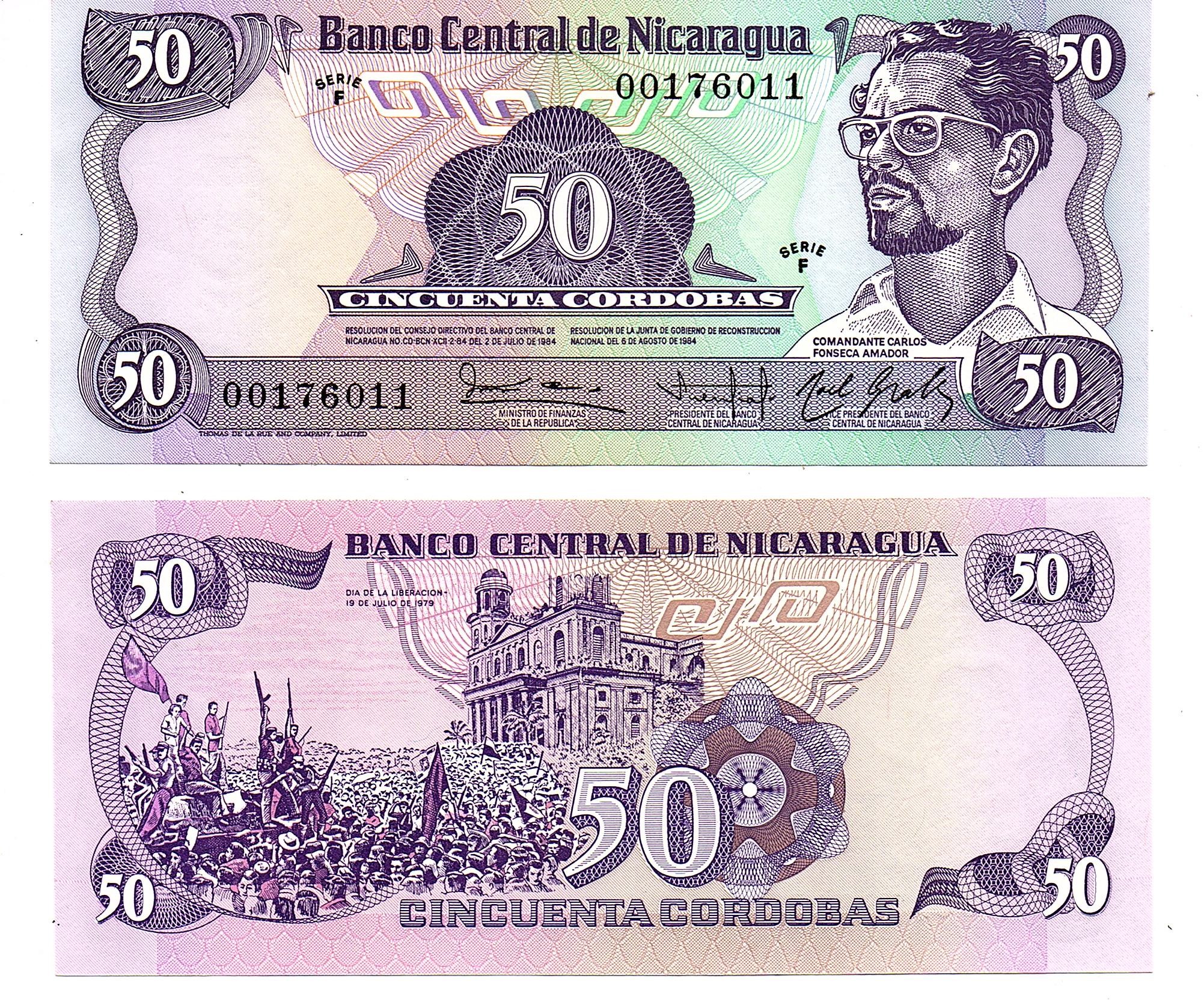 Nicaragua #140  50 Córdobas