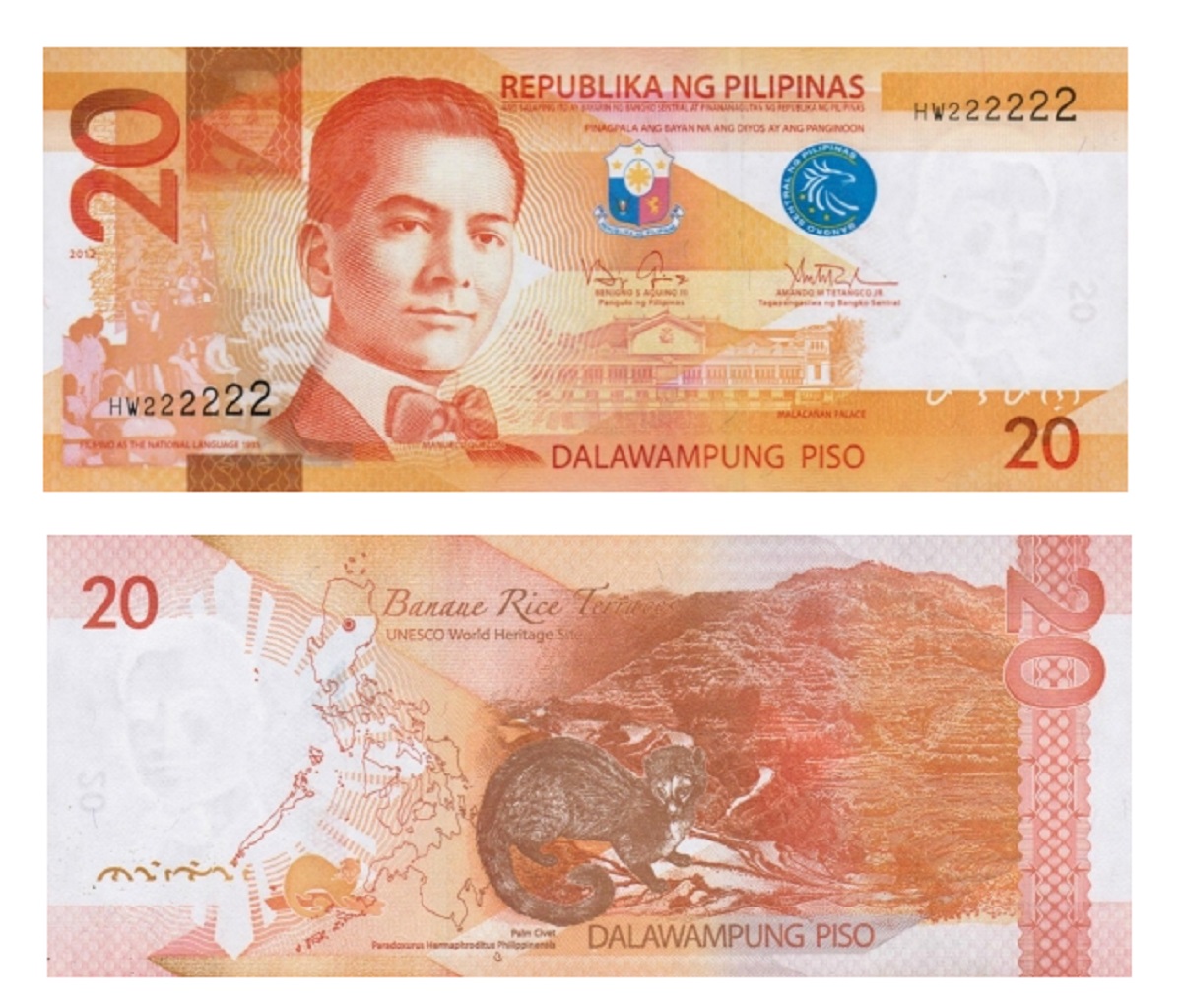 Philippines #206a2  20 Piso