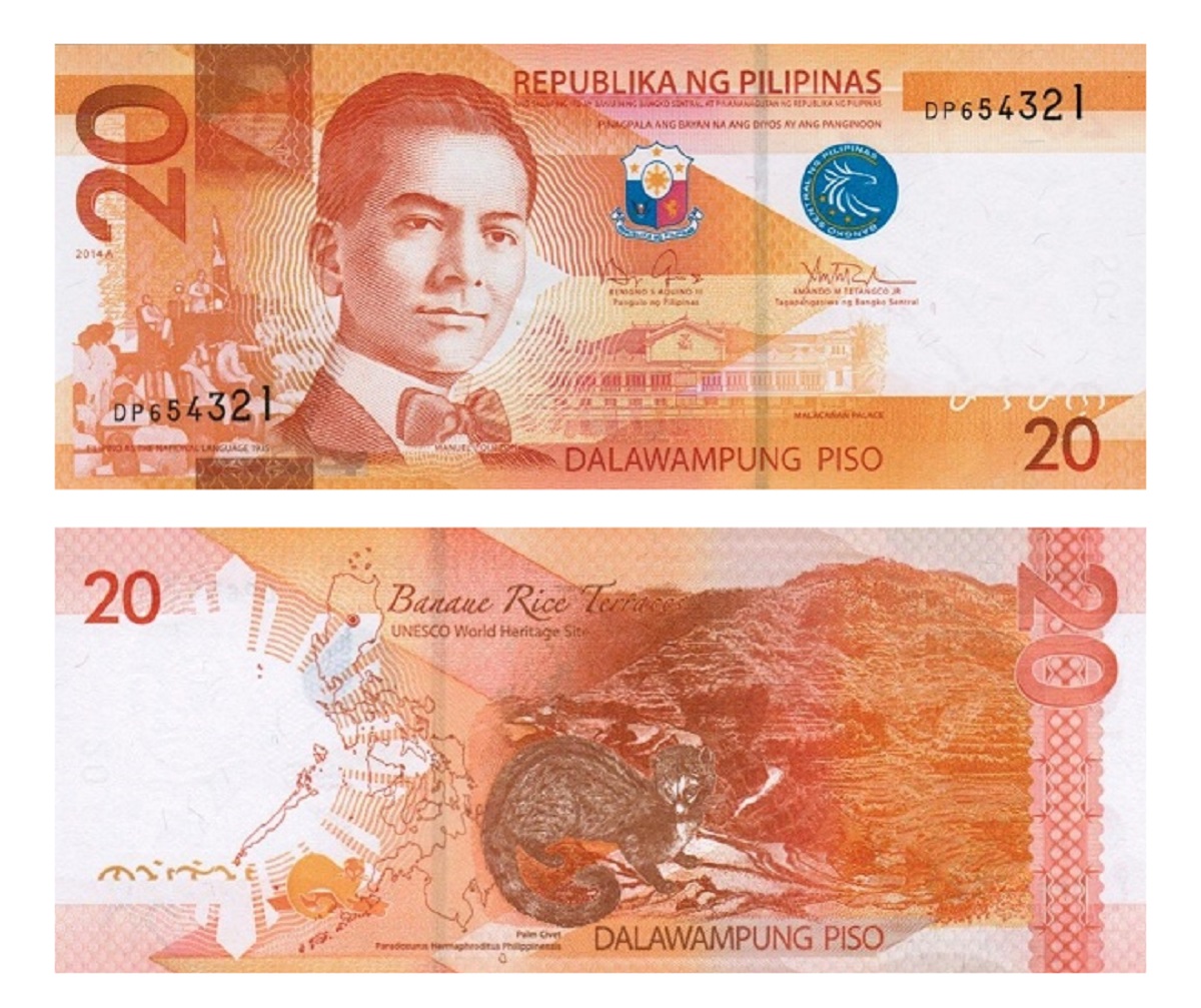 Philippines #206a5  20 Piso