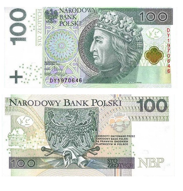 Poland #186  	 100 Złotych