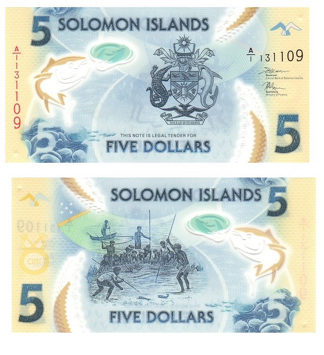 Solomon Islands #W38-1   5 Dollars