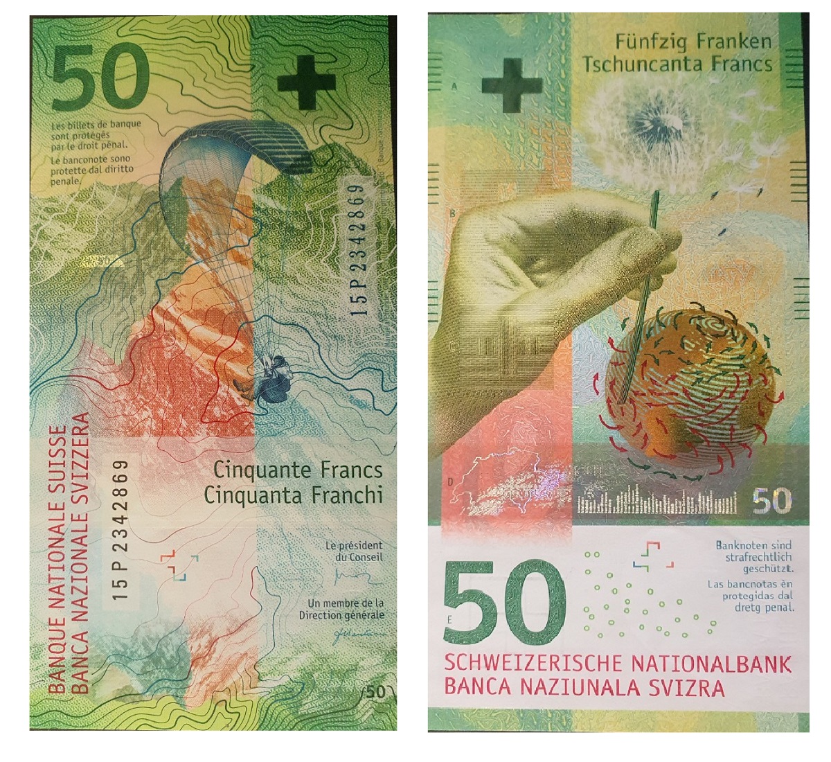 Switzerland #77b 50 Franken / Francs / Franchi, Pages World Paper Money