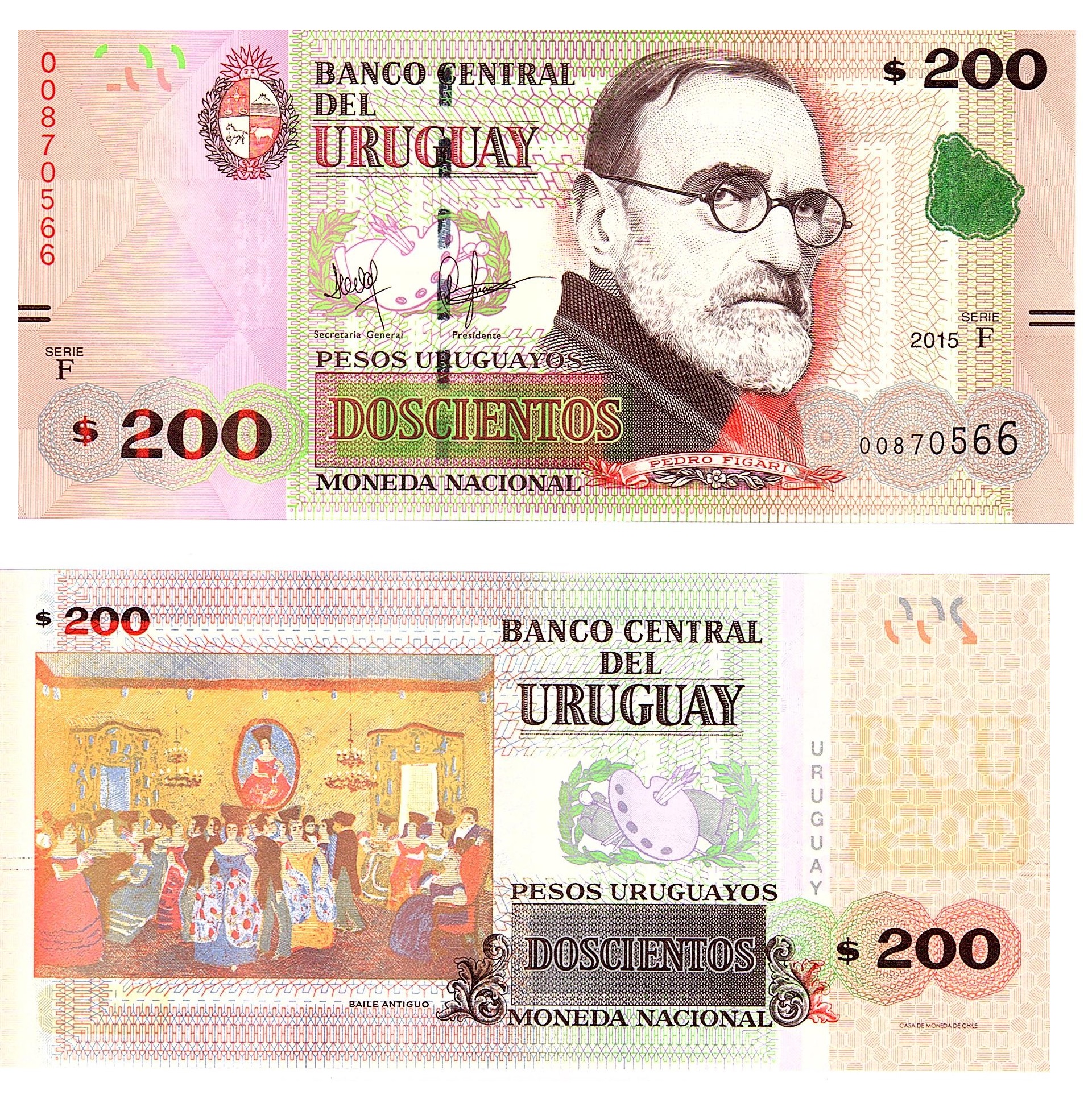 Uruguay #96  200 Pesos Uruguayos