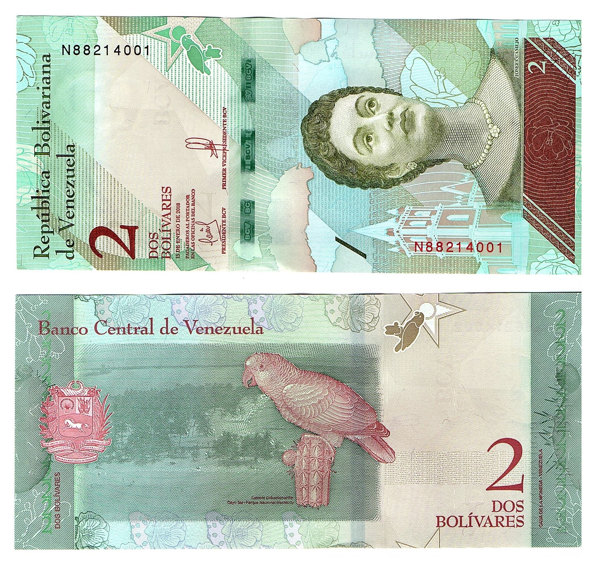 Venezuela #101   2 Bolivares