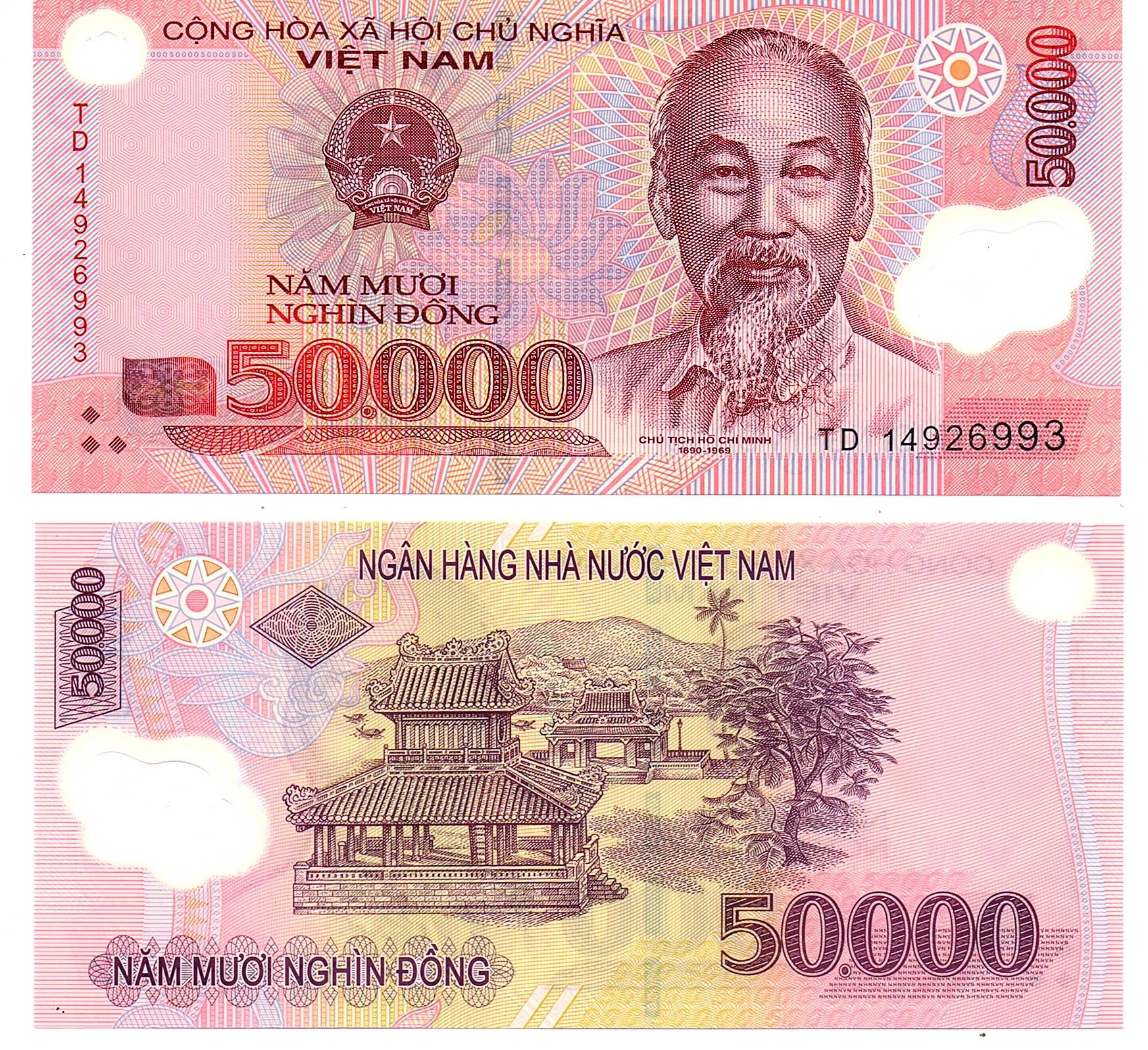 Vietnam #121j 50.000 Đồng