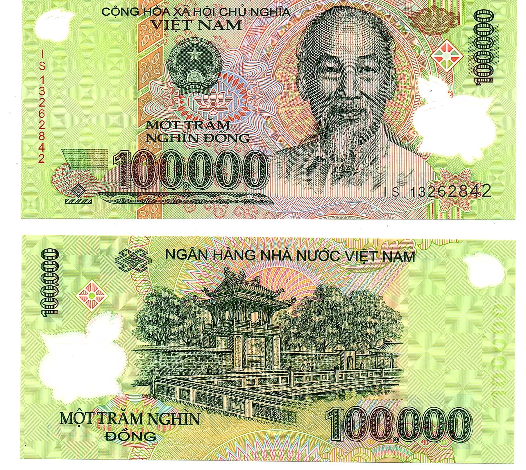 Vietnam #122j 100.000 Đồng