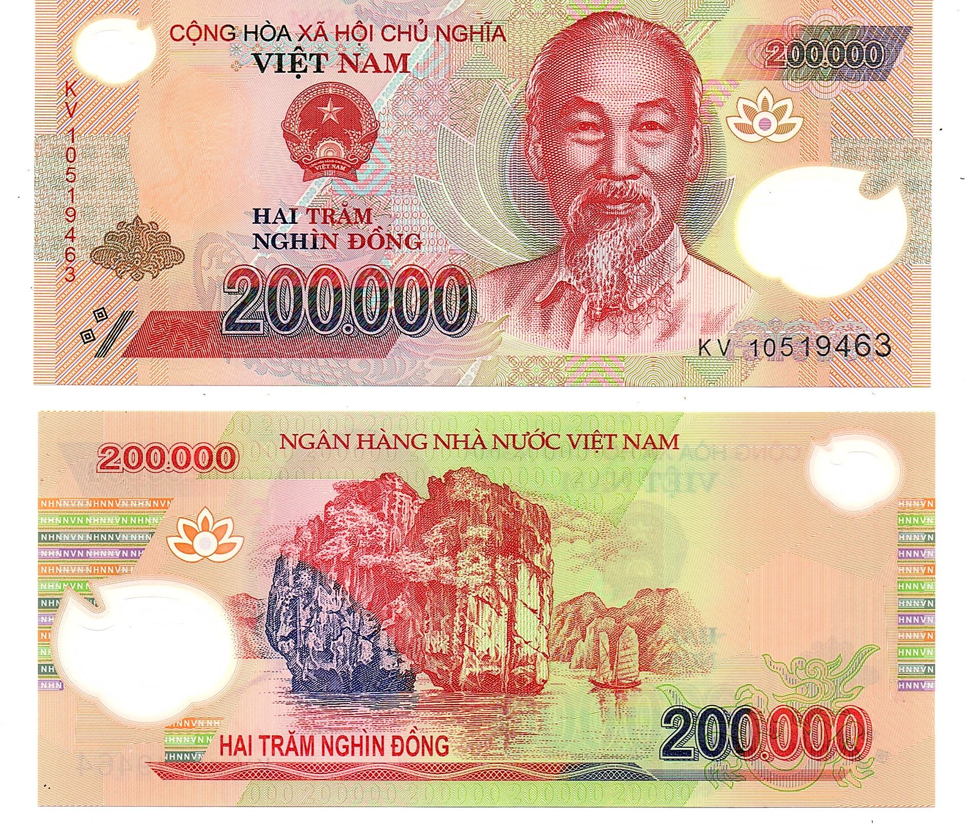 Vietnam #123d 200.000 Đồng