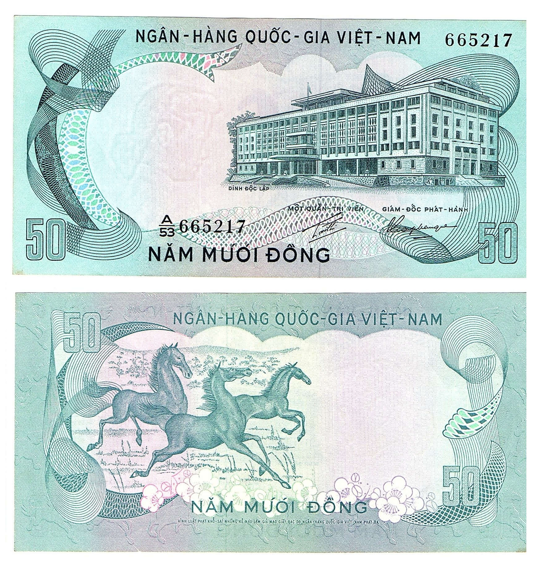 Vietnam-South#30a  50 Ðồng