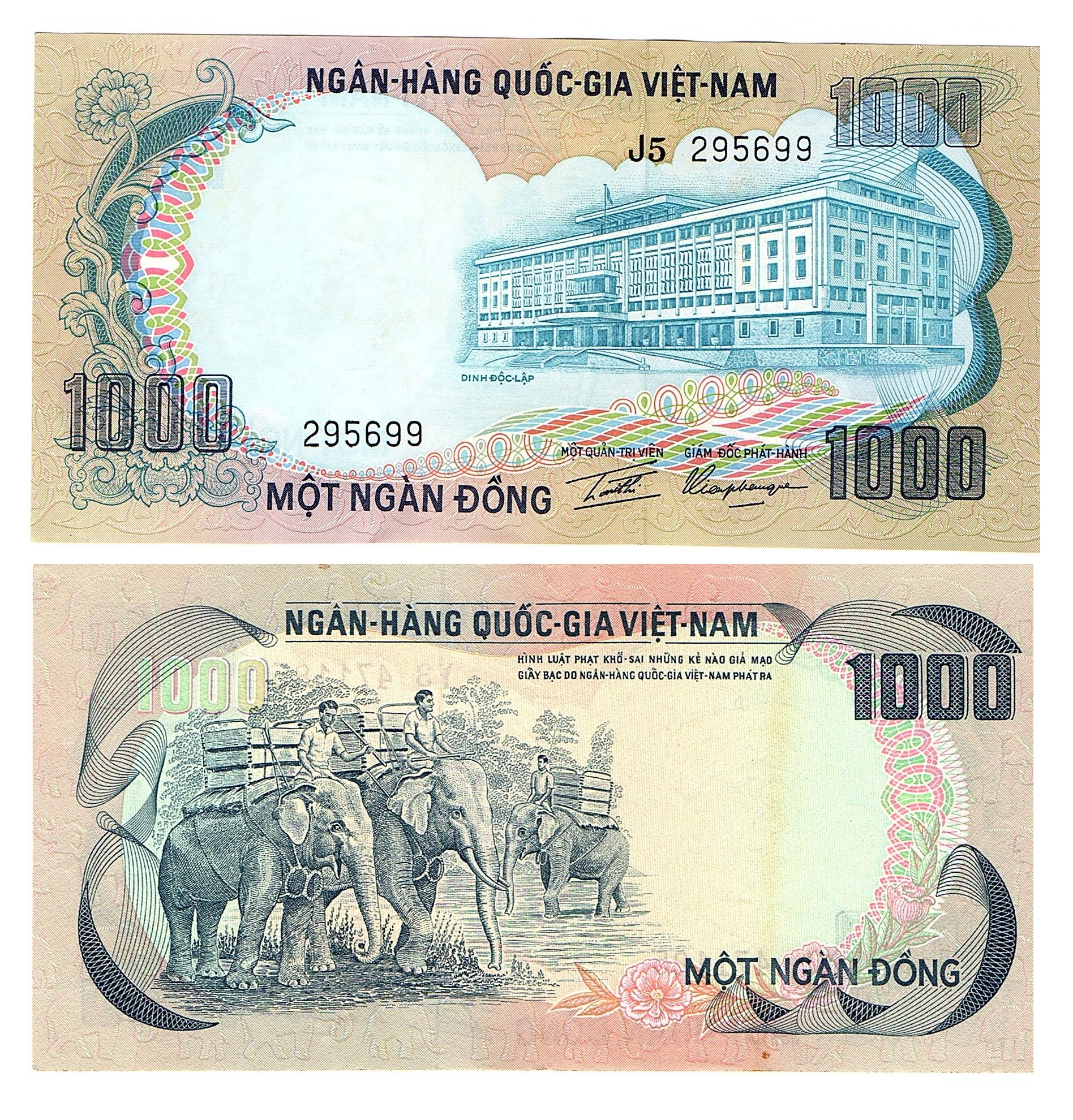 Vietnam-South #34a 1.000 Ðồng