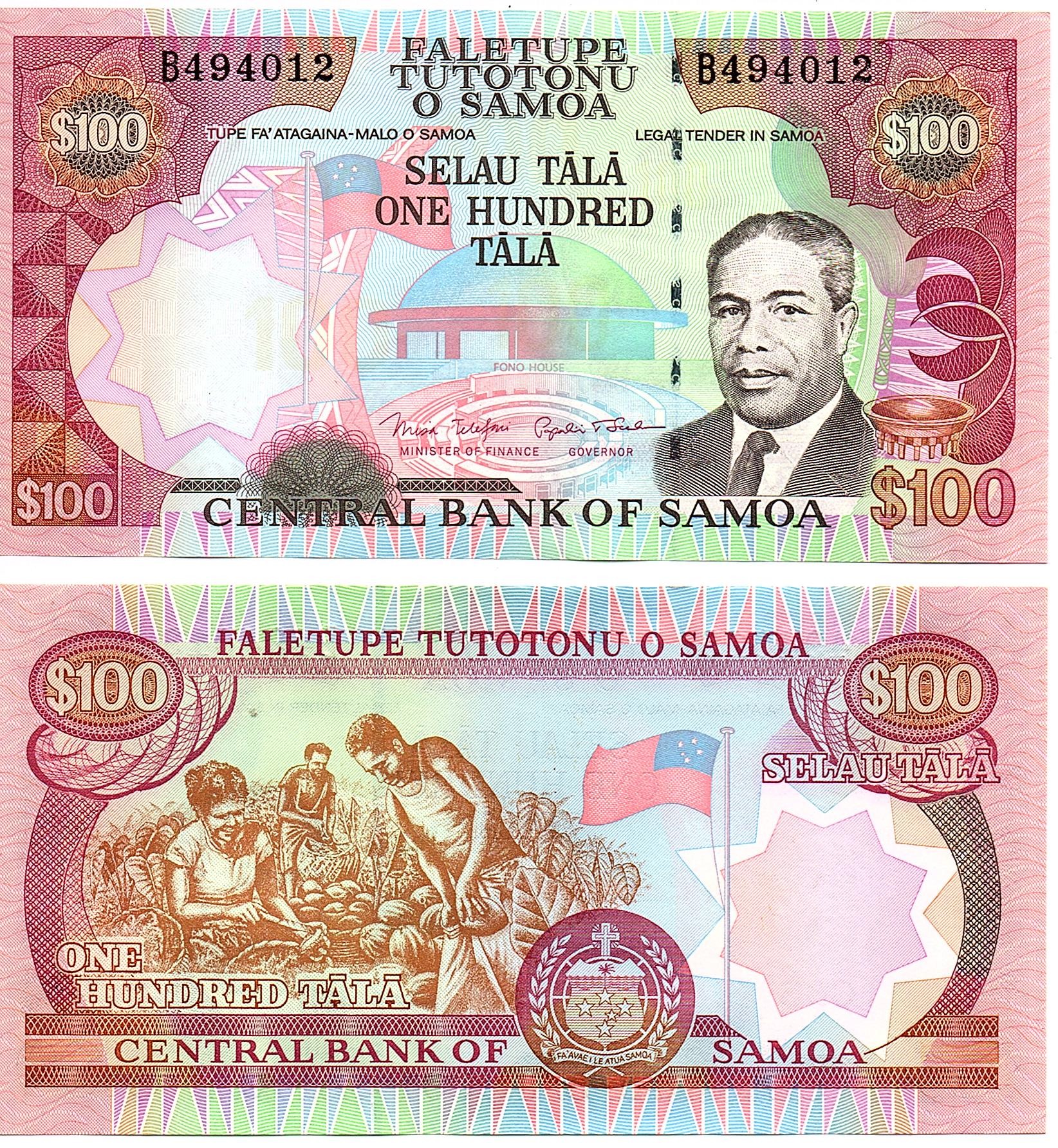 Samoa #37 100 Tālā