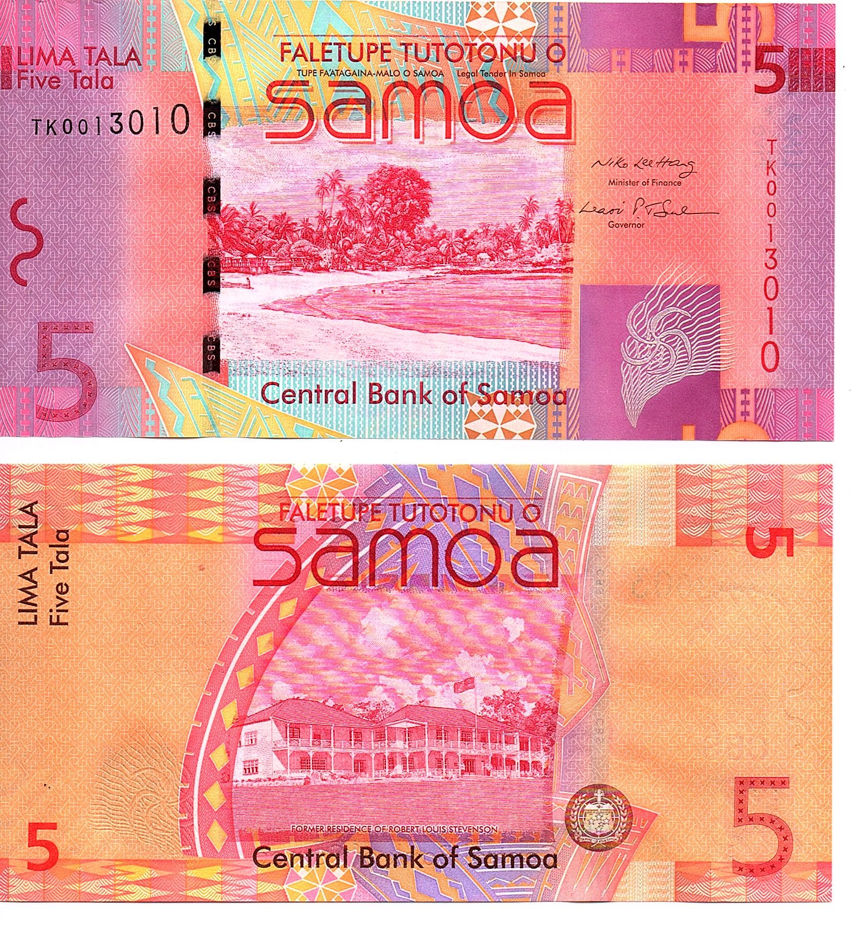 Samoa #38a 5 Tala