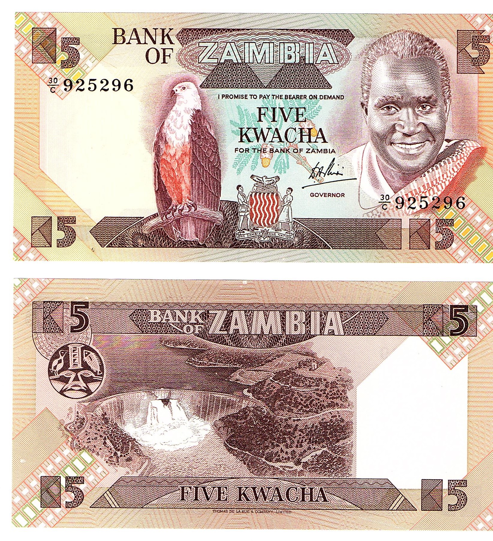 Zambia #25c   5 Kwacha