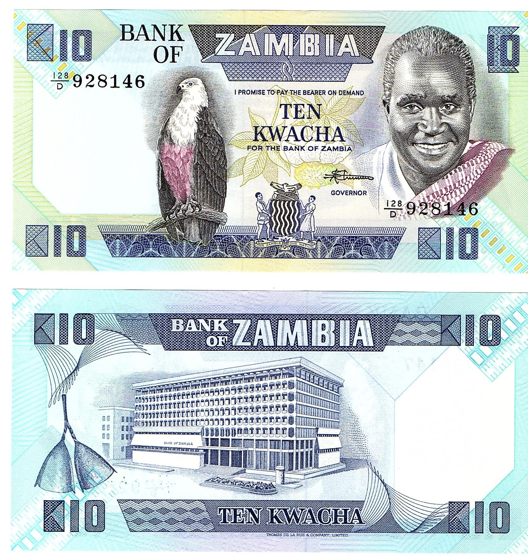 Zambia #26e 10 Kwacha