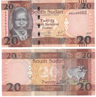South Sudan #13c 20 pounds