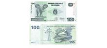 Congo Democratic #W98B  100 Francss
