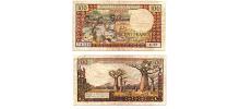 Madagascar #57a(1)/F.H  100 Francs = 20 Ariary