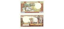 Madagascar #57a(1)/VF.H  100 Francs = 20 Ariary